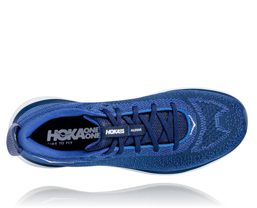 Tenis Hoka One One Masculino Azul Marinho/Branco - Hupana Flow - 367-FNMGUX